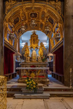 Split, Hırvatistan, 23 Temmuz 2020: Hırvatistan 'ın Split kentindeki Saint Domnius katedrali