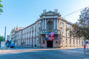 Zagreb, Hırvatistan, 1 Ağustos 2020: Zagreb, Hırvatistan 'daki modern sanat galerisi