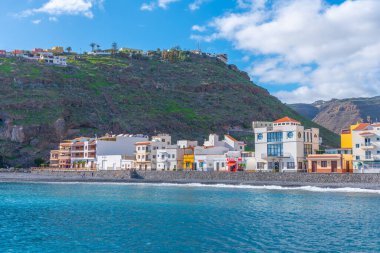 Playa Santiago, İspanya, 16 Ocak 2021 Playa Santiago, La Gomera, Kanarya Adaları, İspanya.
