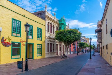 San Sebastian, İspanya, 14 Ocak 2021: San Sebastian de la Gomera, İspanya.