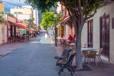 San Sebastian, İspanya, 14 Ocak 2021: San Sebastian de la Gomera, İspanya.