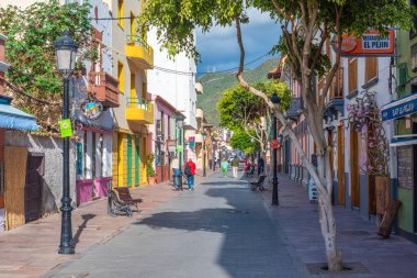 San Sebastian, İspanya, 14 Ocak 2021: San Sebastian de la Gomera, İspanya.