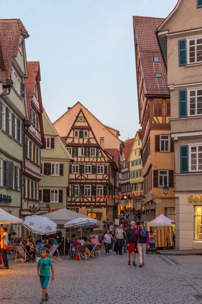 Tubingen Alemanha Setembro 2020 Marktplatz Cidade Velha Tubingen Alemanha — Fotografia de Stock