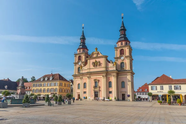 Ludwigsburg Γερμανία Σεπτεμβρίου 2020 Marktplatz Στην Παλιά Πόλη Του Ludwigsburg — Φωτογραφία Αρχείου