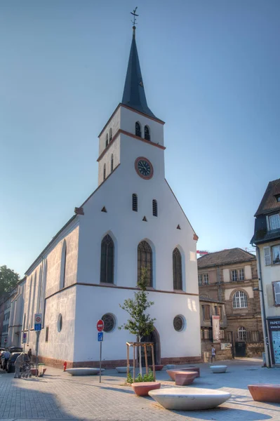 Strasbourg Franciaország 2020 Szeptember Franciaországi Strasbourgban Található Szent Vilmos Templom — Stock Fotó