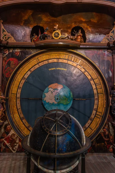 Straßburg Frankreich September 2020 Astronomische Uhr Der Kathedrale Unserer Lieben — Stockfoto