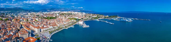 Split Croatia July 2020 Jadrolinija Ferries Mooring Port Split Croati — стоковое фото