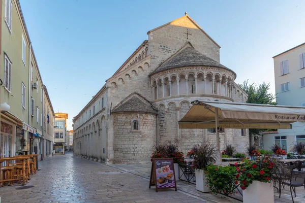 Zadar Kroatië Juli 2020 Kerk Van Chrysogonus Kroatische Stad Zadar — Stockfoto