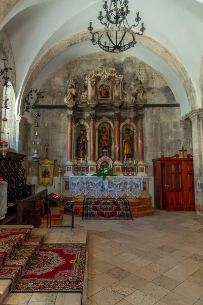 Korcula Horvátország 2020 Július Interior Cathedral Saint Mark Korcula Croatia — Stock Fotó