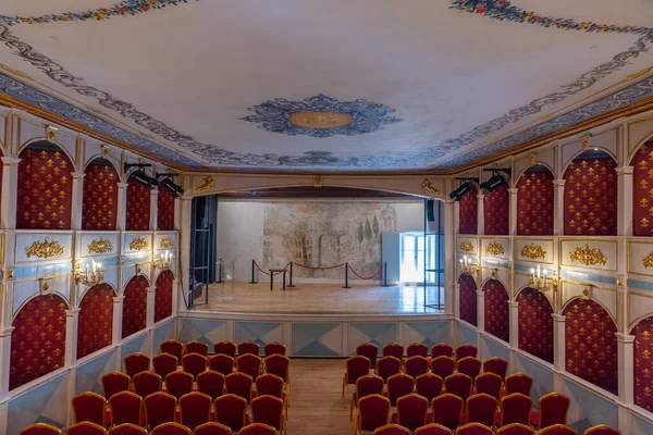 Hvar Croatia July 2020 Stage Historical Theatre Arsenal Building Hvar — Stock Photo, Image