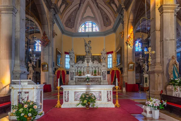 Rovinj Croatia July 2020 Interior Saint Euphemia Church Rovinj Croatia — Stock Photo, Image