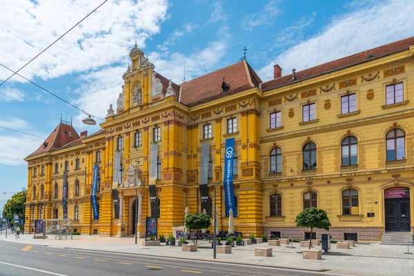 Zagreb Kroatien August 2020 Museum Für Kunst Und Handwerk Zagreb — Stockfoto