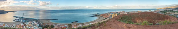 Los Cristianos España Enero 2021 Playa Las Vistas Tenerife Islas —  Fotos de Stock