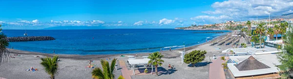 Costa Adeje Spain January 2021 Playa Fanabe Tenerife Canary Islands — стоковое фото