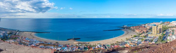 Los Cristianos Spanyolország 2021 Január Playa Las Vistas Tenerife Kanári — Stock Fotó