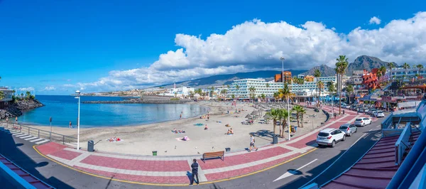Costa Adeje Spanyolország 2021 Január Playa Pinta Tenerife Kanári Szigetek — Stock Fotó
