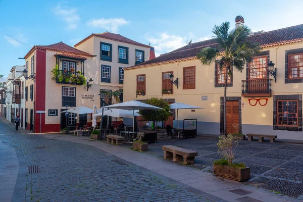 Santa Cruz Palma Spanje Januari 2021 Zicht Een Straat Het — Stockfoto