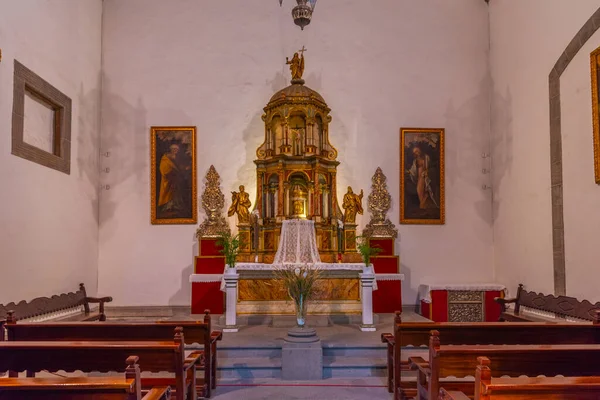 2021年1月20日 西班牙拉斯帕尔马斯 位于加那利群岛大加那利群岛拉斯帕尔马斯的圣安娜大教堂的内部 — 图库照片