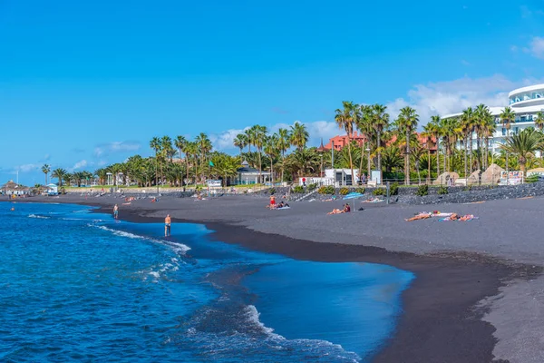 Costa Adeje Ισπανία Ιανουαρίου 2021 Playa Beril Στην Τενερίφη Κανάρια — Φωτογραφία Αρχείου