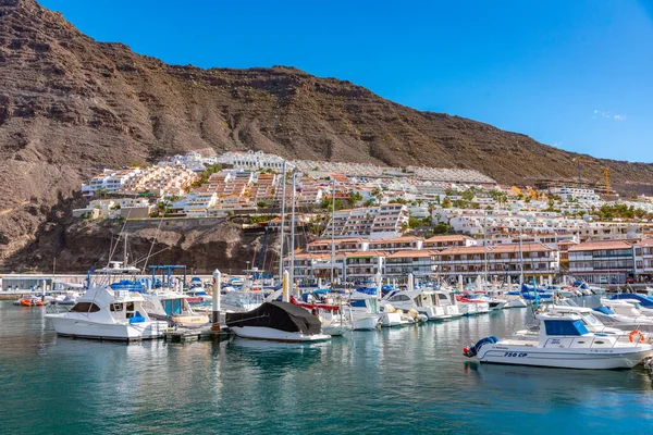 Los Gigantes, İspanya, Janury 10, 2021 Los Gigantes, Tenerife, Kanarya Adaları, İspanya.