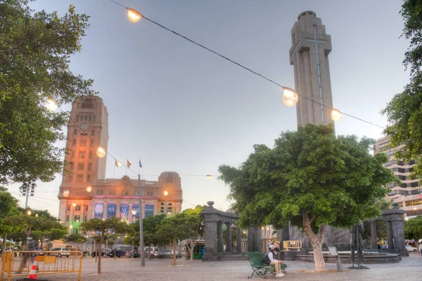 Santa Cruz Espanha Janeiro 2021 Monumento Aos Caídos Santa Cruz — Fotografia de Stock