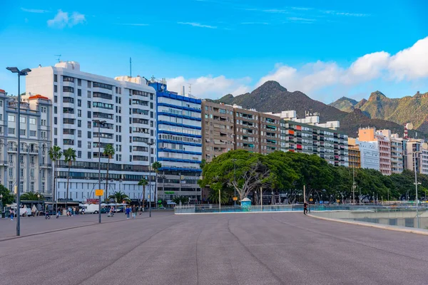 Santa Cruz España Enero 2021 Paseo Marítimo Santa Cruz Tenerife — Foto de Stock