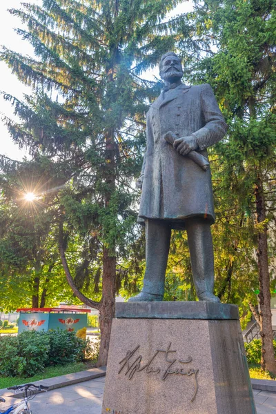 Botevgrad Bulgaria Junio 2020 Estatua Hristo Botev Botevgrad Bulgaria — Foto de Stock