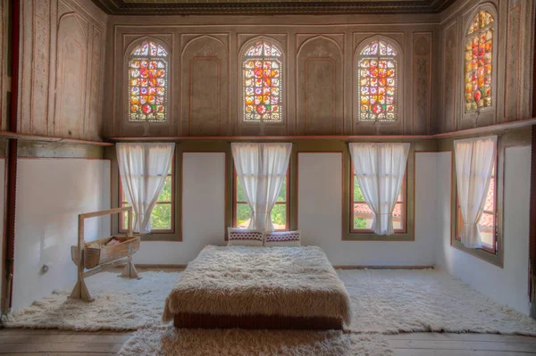 Melnik, Bulgaristan, 18 Haziran 2020: Bulgaristan 'ın Melnik kentindeki Kordopulov evinin içi