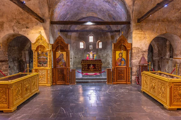 Batak Bulgarije Juni 2020 Interieur Van Oude Kerk Batak Bulgarije — Stockfoto