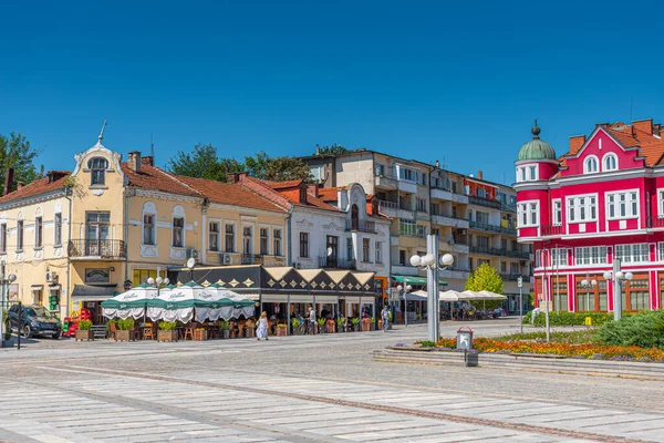 Видин Болгария Сентября 2020 Люди Прогуливаются Центру Болгарского Города Видин — стоковое фото