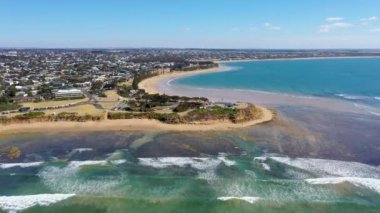 Torquay, Avustralya 'da bir plaj manzarası