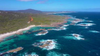 Avustralya 'daki yeşilliklerin havuz manzarası