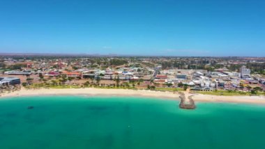 Geraldton, Avustralya 'nın havadan görüntüsü