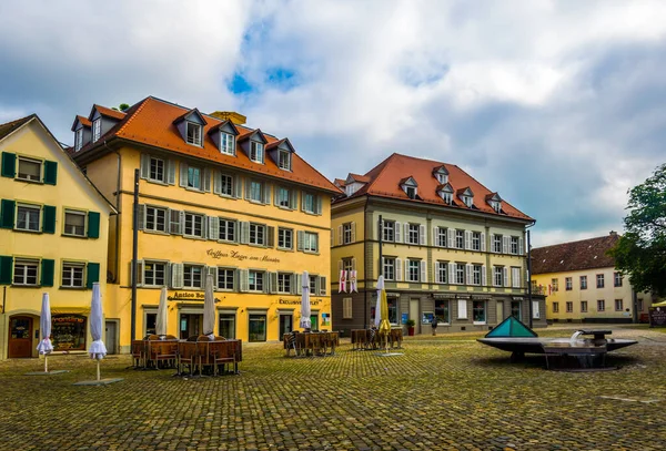 Konstanz Alemanha Julho 2016 Vista Uma Praça Frente Catedral Konstanz — Fotografia de Stock