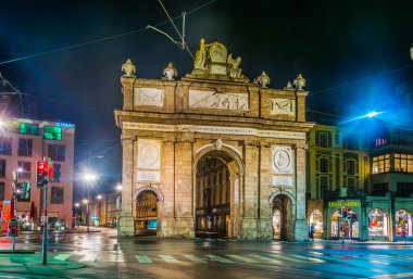 INNSBRUCK, AUSTRIA, 26 Temmuz 2016: Innsbruck, Avusturya 'daki Zafer Gecesi Görüşü.