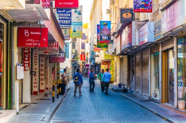 MANAMA, BAHRAIN, OCTOBER 23, 2016: View of the Bab al Bahrain souq in Manama, the capital of Bahrain