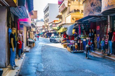 MANAMA, BAHRAIN, 23 Ekim 2016: Bahreyn 'in başkenti Manama' daki Bab al Bahreyn Souq manzarası