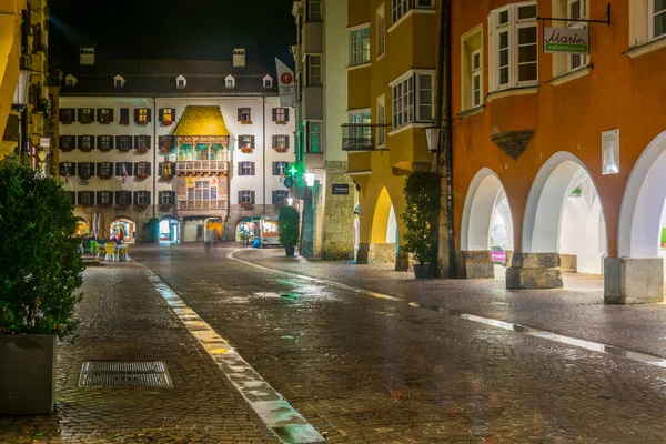 Innsbruck Austria July 2016 Night View Famous Goldenes Dachl Innsbruck — Photo