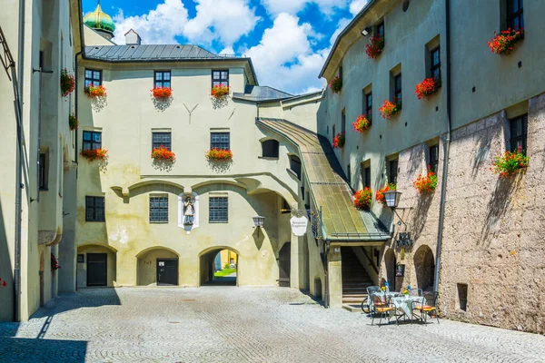 Hall Tirol Αυστρια Ιουλίου 2016 Άποψη Εσωτερικής Αυλής Του Κάστρου — Φωτογραφία Αρχείου