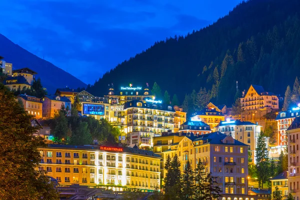 Bad Gastein Áustria Julho 2016 Vista Dos Hotéis Spa Austríaco — Fotografia de Stock