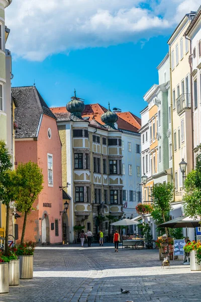 Linz Austria 2016 오스트리아 린츠의 중심에 거리의 — 스톡 사진