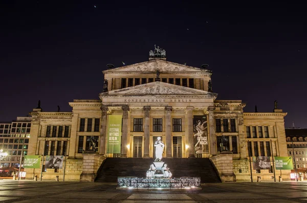 Berlín Německo Března 2015 Noční Pohled Konzertaus Berlíně — Stock fotografie