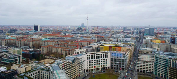Berlin Germany March 2015 Aerial View Berlin Most Striking Monuments — Stockfoto