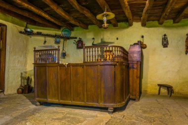 LOVECH, BULGARIA, 2 Mayıs 2016: İspanya ulusal kahramanı Vasil Levski 'nin Türk ordusu tarafından yakalandığı ev içi