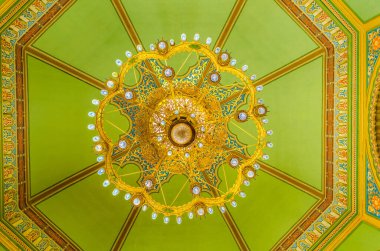 SOFIA, BULGARIA, SEPTEMBER 17, 2014: Interior of the synagogue in Sofia.