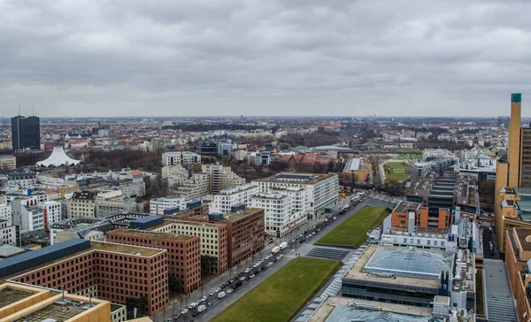 Berlim Alemanha Março 2015 Vista Aérea Berlim Que Cidade Com — Fotografia de Stock