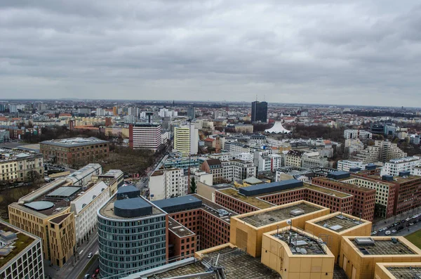 Berlín Alemania Marzo 2015 Vista Aérea Berlín Que Ciudad Con —  Fotos de Stock