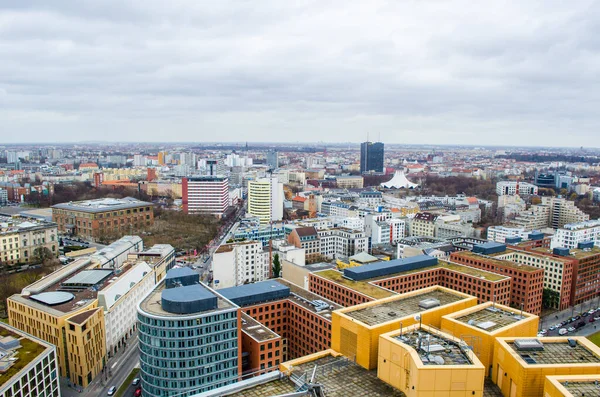 Лин Германия Марта 2015 Вид Воздуха Берлин Город Маленькими Семейными — стоковое фото