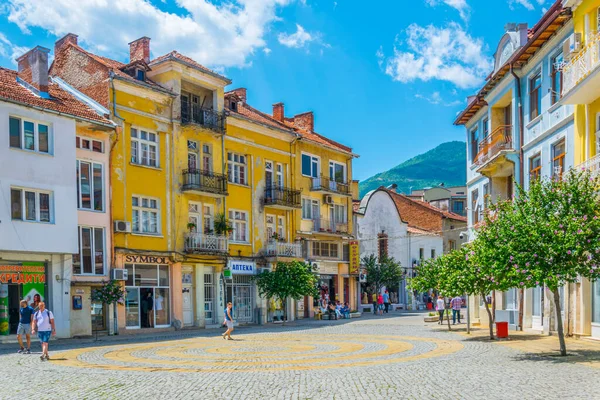 Bansko Bułgaria Lipiec 2017 Widok Ulicę Bansku Bułgaria — Zdjęcie stockowe