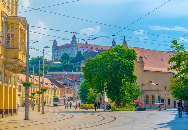 Bratislava Slovakia May 2016 Stephan Capuchin Church Bratislava Castle Slovakia — Foto de Stock